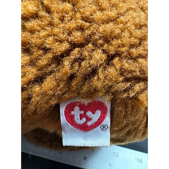 Brown TY Plush Beanie Buddy 2002 Melvin Moose Stuffed Animal Toy 12" Soft & Cudd - Picture 8 of 9